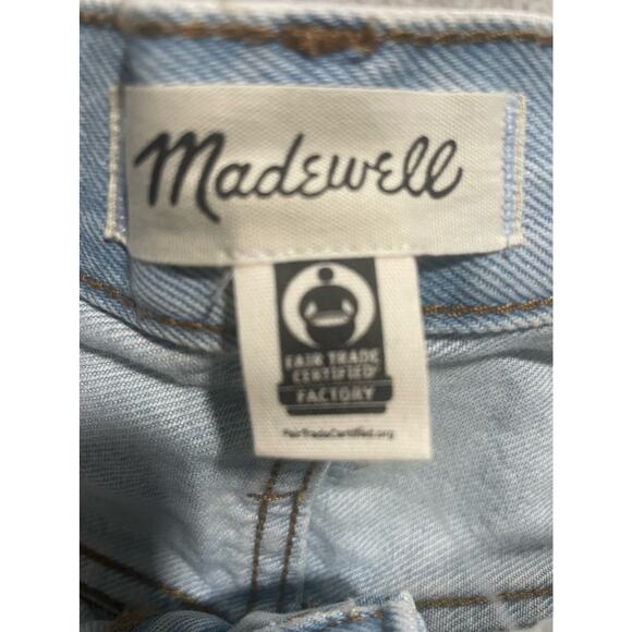 NWT Madewell Women's Size 33 Relaxed Cutoff Denim Short Essen Wash - Picture 6 of 8